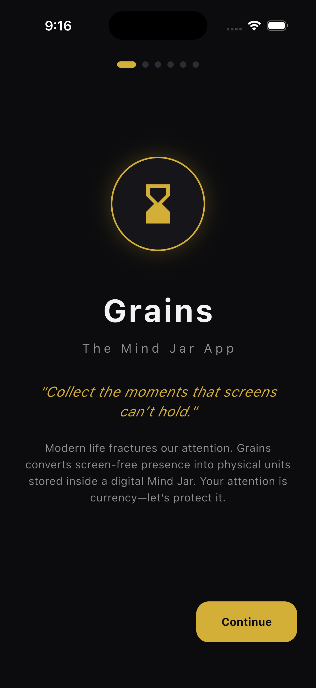 Grains iOS App Screenshot